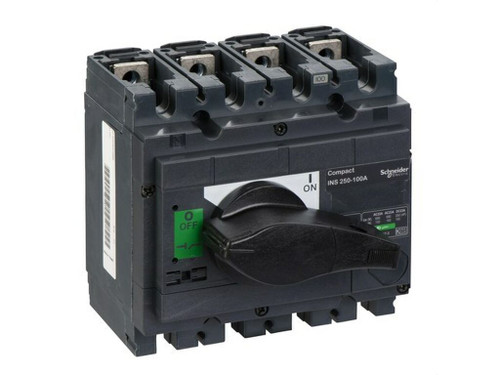 Interruptor INTERPACT INS250-100A 4P estándar - Schneider Electric