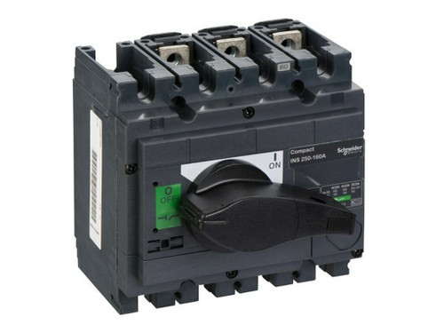 Interruptor INTERPACT INS250-160A 3P estándar - Schneider Electric