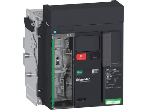 Interruptor automático magnetotérmico Masterpact MTZ1 10L1 3P extraíble sin MICROLOGIC - Schneider Electric