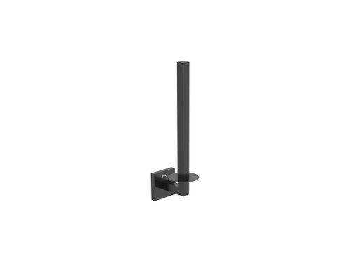 Portarrollo de reserva doble HOTELS SQUARE negro mate - Roca