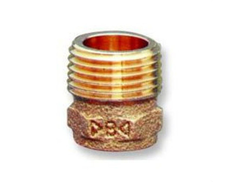 Enlace rosca macho - rosca macho fig. 243 G bronce - Conex/Banninger