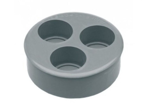Tapón reducción triple M tapado PVC evacuación - Ibide
