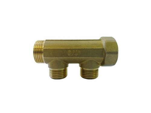 Colector modular D35 M-H 3/4" 4 salidas M 1/2" - AC-FIX
