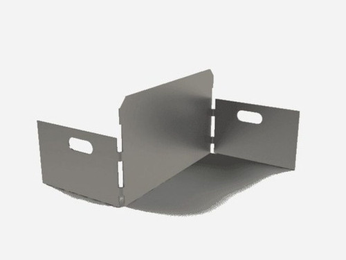 Reducción/tapa final REER 100x60mm galvanizado sendzimir (GS) - Basor