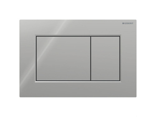 Pulsador Cuadrado Sigma01 Para Doble Descarga Cromado Brillante - Geberit