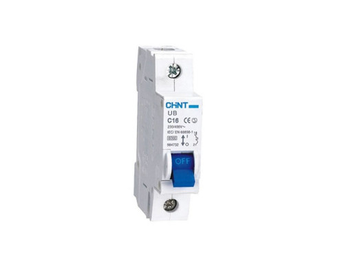 Interruptor automático UB 4P 20A Curva C 6kA - Chint