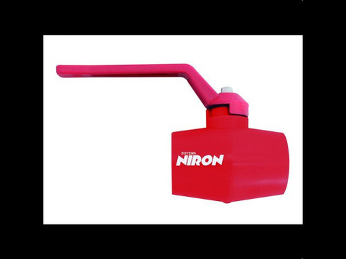Válvula de bola H/H cuerpo PP esfera latón diámetro 25 NIRON RED soldar socket - Italsan