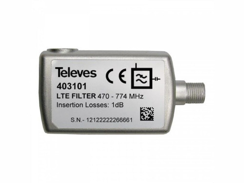 Filtro LTE57 F 470-766MHz UHF C21-57 exterior - Televes