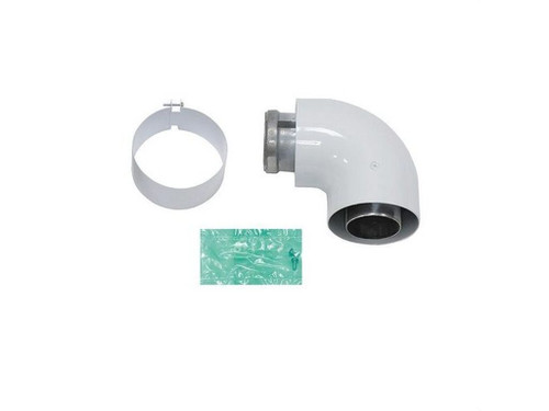 Codo 90° para calentadores estancos con diámetro 60/100 - Vaillant
