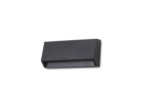 APLIQUE IP65 GROVE OPAQUE RECTANGULAR SHORT LED 1.4W 4000K NEGRO GRIS 95LM (Descatalogado) - Forlight