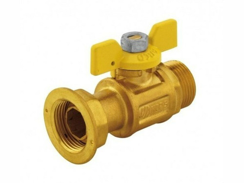 Válvula gas ter contador recto mariposa 7/8M - 7/8TL - Arco