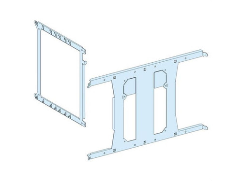 Placa soporte P NS1000 horizontal fijo maneta/rotativo - Schneider Electric