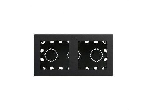 Caja superficie compacta 2 elementos Simon 270 negro mate - Simon