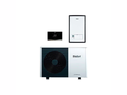 Aerotermia autónoma AROTHERM PLUS 12 + control sensoCONFORT cableado 230V - Vaillant
