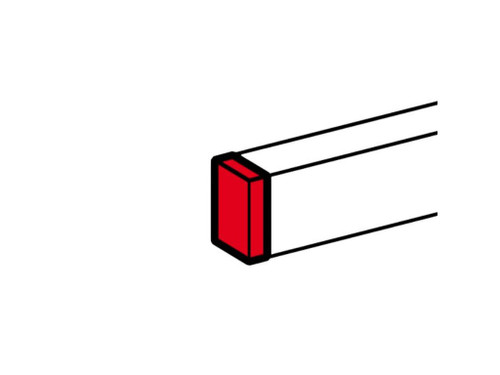 Tapa final EUROQUINT 60x200mm blanco - Legrand