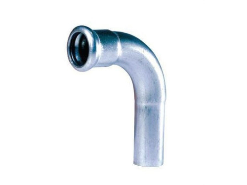 Curva 90° H-M diámetro 22x22mm acero al carbono - Filtube