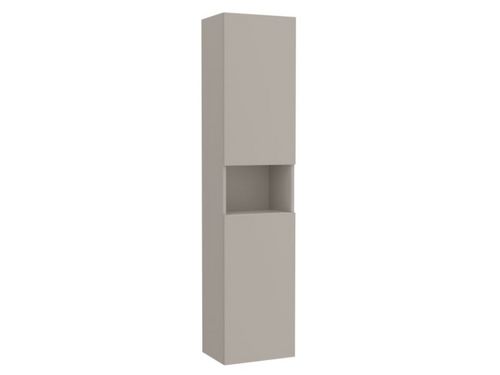 Módulo columna con repisa abierta Delta Ona 1750x300x400 gris mate - Roca