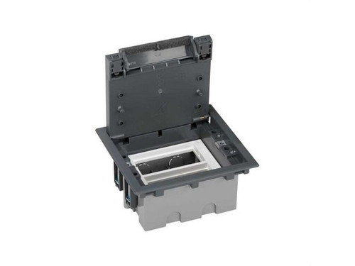 Caja suelo SIMON 500 CIMA con 2 módulos 70mm gris - Simon