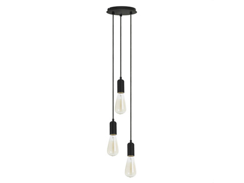 COLGANte A TU ESTILO IP20 3XE27 60W NEG - Exo Lighting