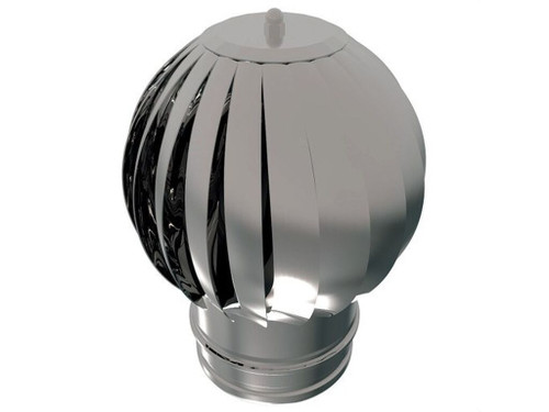 Sombrero Giratorio Simple Pared 125 Aisi 304 - Ros