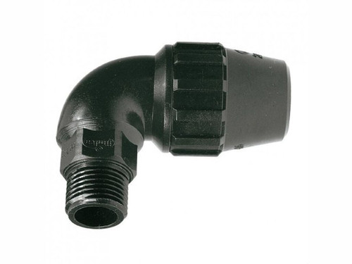 Enlace acodado rosca macho 90º J-69 Fitting Gama'55 - Aliaxis