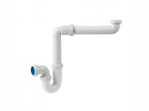 Sifón curvo desplazado S-305 horizontal - Aliaxis