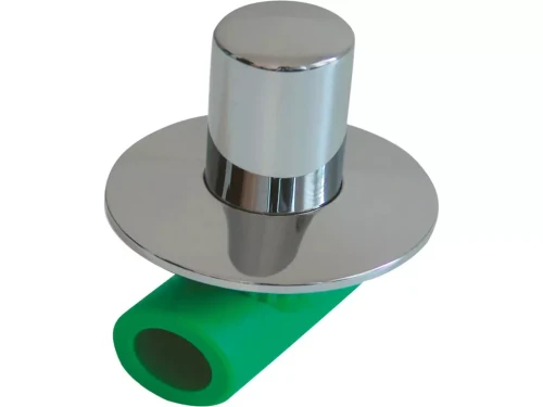 Válvula empotrar mando Oculto PPR verde - Uponor