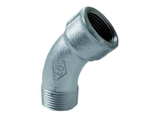 Curva 45° fig. 40 MH galvanizado - Atusa