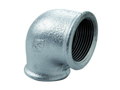 Codo reducido 90° fig. 90R HH galvanizado - Atusa