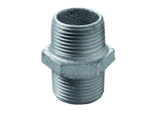 Manguito doble fig. 280 rosca derecha M galvanizado - Atusa