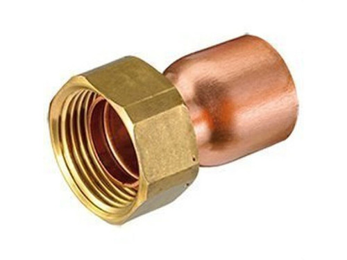 Racor recto fig. 2359 G para gas con precinto con alojamiento para junta - Hecapo