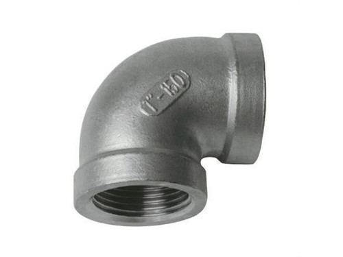 Codo 90° HH roscado fig. 90 inoxidable - Filtube