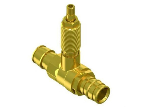 Válvula de esfera empotrar Sist. anillo plástico PEX sin accionamiento - AC-FIX