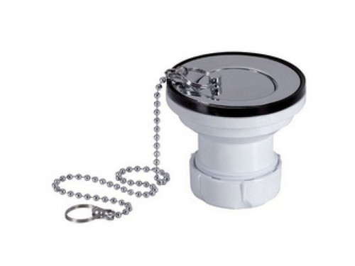Válvula desagüe lavabo/bidé S-35 tapón ABS cromo - Aliaxis
