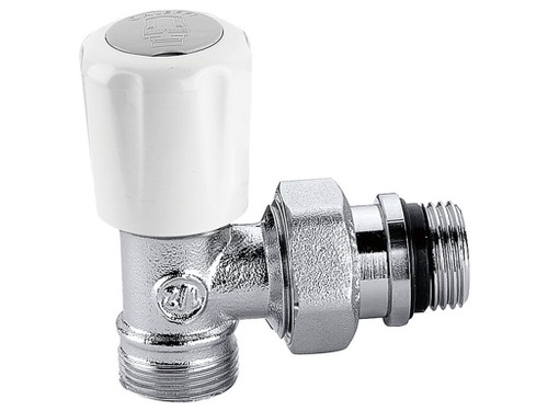 Válvula escuadra termostatizable rosca macho - Caleffi