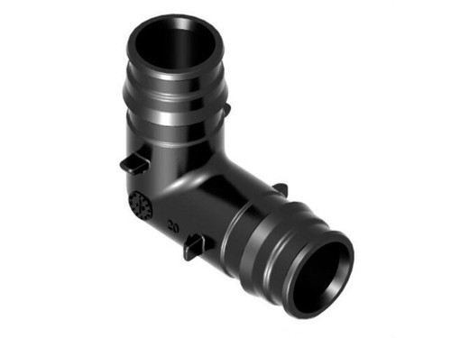 Codo PPSU Sist. anillo plástico para tubos PEX-a - AC-FIX