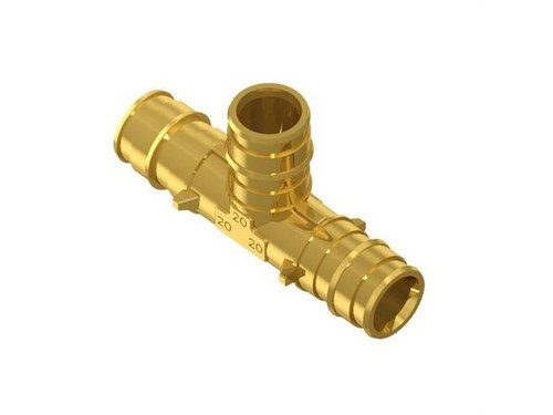 Te latón Sist. anillo plástico para tubos PEX-a- AC-FIX