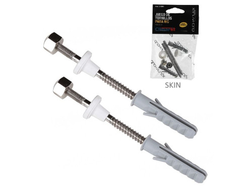 Juego Tornillo Wc Acero Inoxidable - Duchaflex