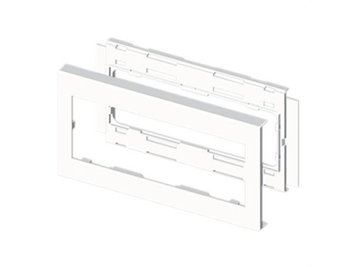 Marco para mecanismos Blanco U24X Serie 73 - Unex