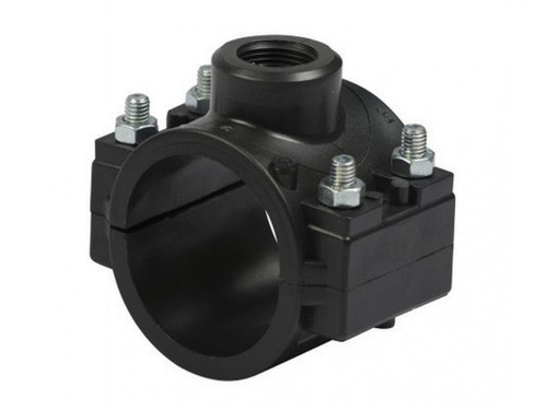Collarín toma simple 4 tornillos diámetro 125-1.1/2" - Ibide