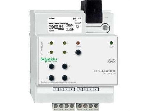 Actuador binario carril 10A con 4 canales (Descatalogado) - Schneider Electric