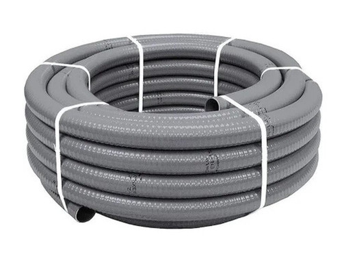 Tubo PVC Hidroflex Gris Rollo 50 mt - Ferrando