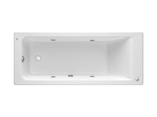Bañera EASY Basic 1500x700 panel digital cromo - Roca