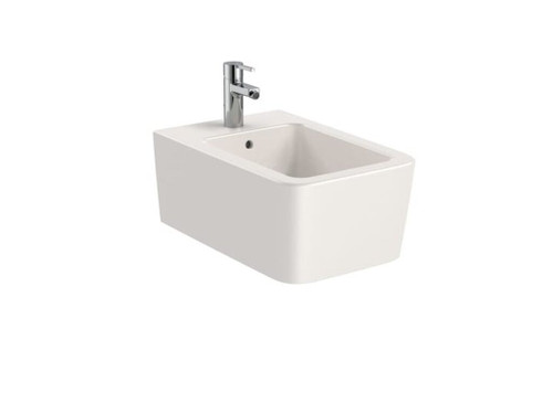 Bidé suspendido 560mm INSPIRA cuadrado con fijaciones beige - Roca