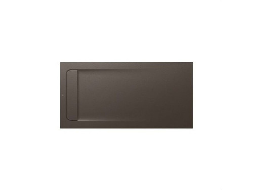 Plato de ducha Aquos de Stonex extraplano 1400x700x31 café - Roca