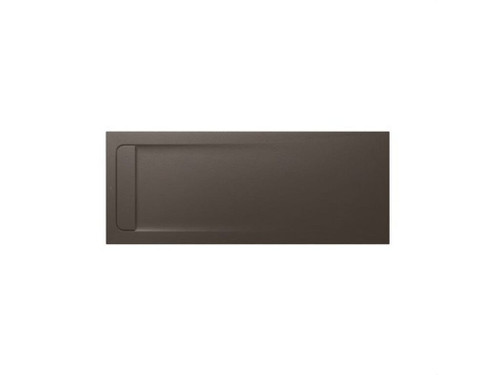 Plato de ducha Aquos de Stonex extraplano 1800x800x33 café - Roca