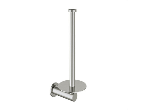 Portarollos de pared vertical para baño con sistema de instalacion dual inox - Ramon Soler