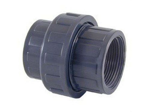 Enlace 3 piezas H-H roscar PVC 1.1/4"