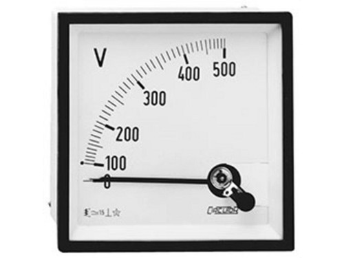 Voltímetro EC 96 400V para medida en corriente alterna
