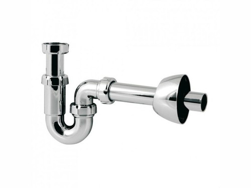 Sifón curvo extensible horizontal S401 1.1/4" Serie Oro